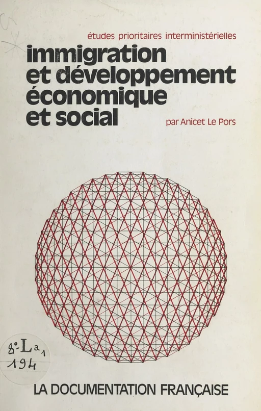 Immigration et développement économique et social - Pierre Berger, Jean-Pierre Broclawski, Henry Bussery - FeniXX réédition numérique