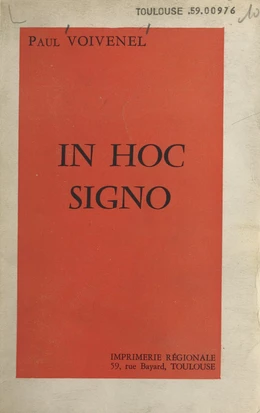 In hoc signo