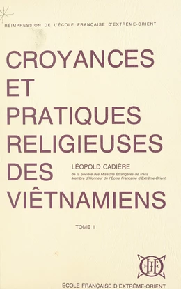 Croyances et pratiques religieuses des Viêtnamiens (2)