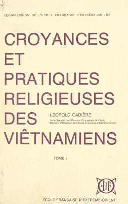 Croyances et pratiques religieuses des Viêtnamiens (1)