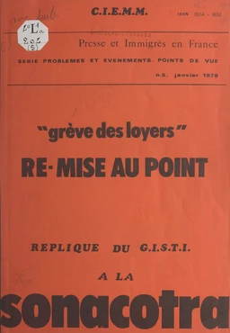 Grève des loyers. Re-mise au point