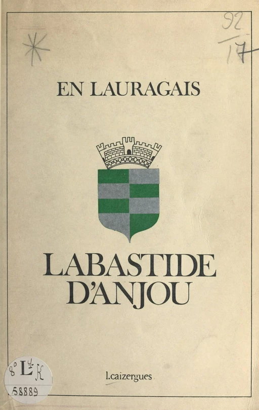 Labastide d'Anjou - Louis Caizergues - FeniXX réédition numérique