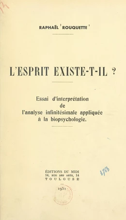 L'esprit existe-t-il ?