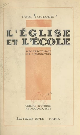 L'église et l'école