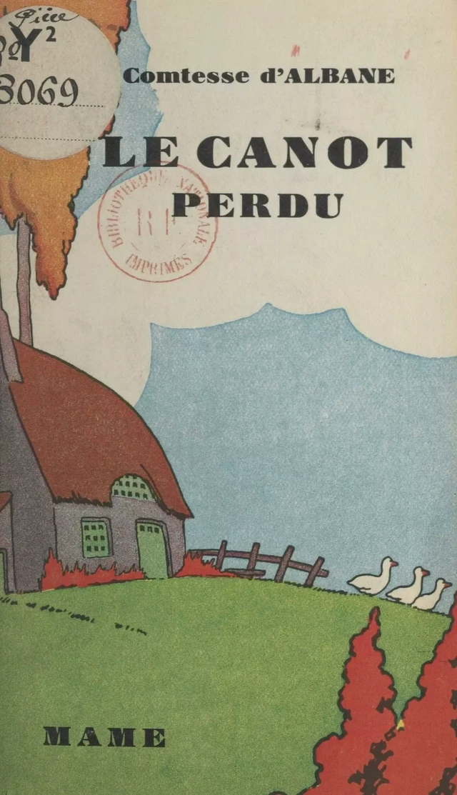 Le canot perdu -  Comtesse d'Albane - FeniXX réédition numérique