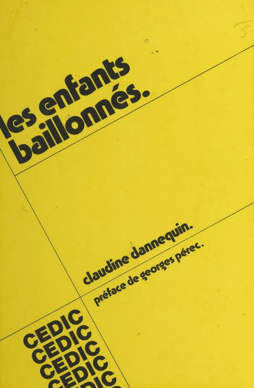 Les enfants baillonnés - Claudine Dannequin - FeniXX réédition numérique