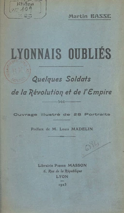 Lyonnais oubliés