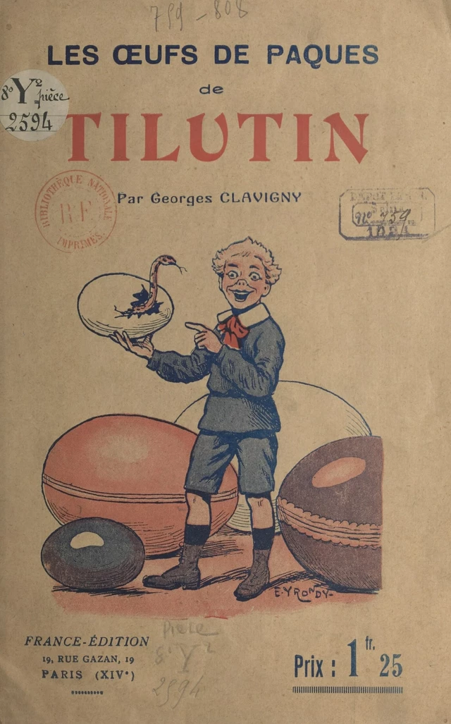 Les œufs de Pâques de Tilutin - Georges Clavigny - FeniXX réédition numérique