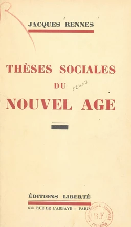 Thèses sociales du nouvel âge