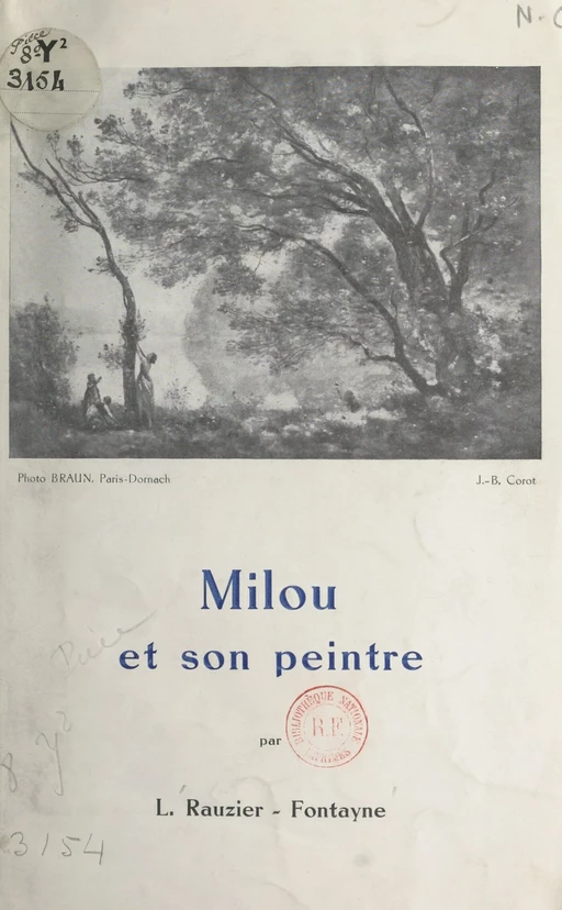 Milou et son peintre - L. Rauzier-Fontayne - FeniXX réédition numérique