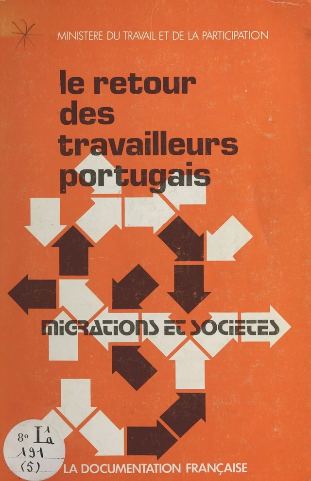 Le retour des travailleurs portugais - Jean Chazal - FeniXX réédition numérique