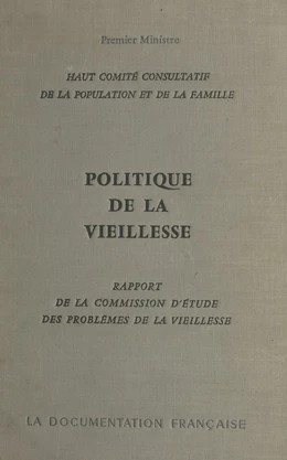 Politique de la vieillesse