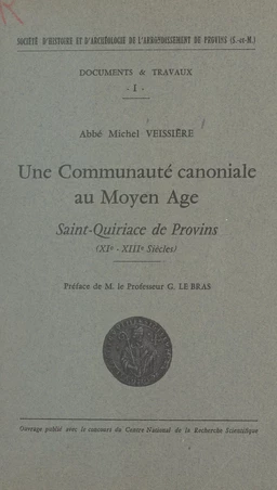 Une communauté canoniale au Moyen Âge (1)