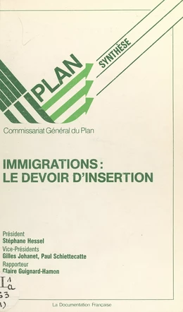 Immigrations : le devoir d'insertion