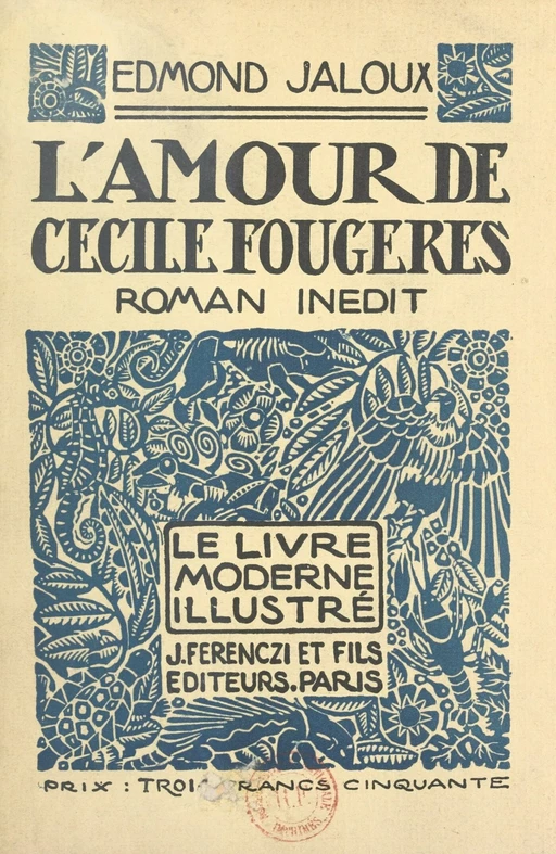 L'amour de Cécile Fougères - Edmond Jaloux - FeniXX réédition numérique