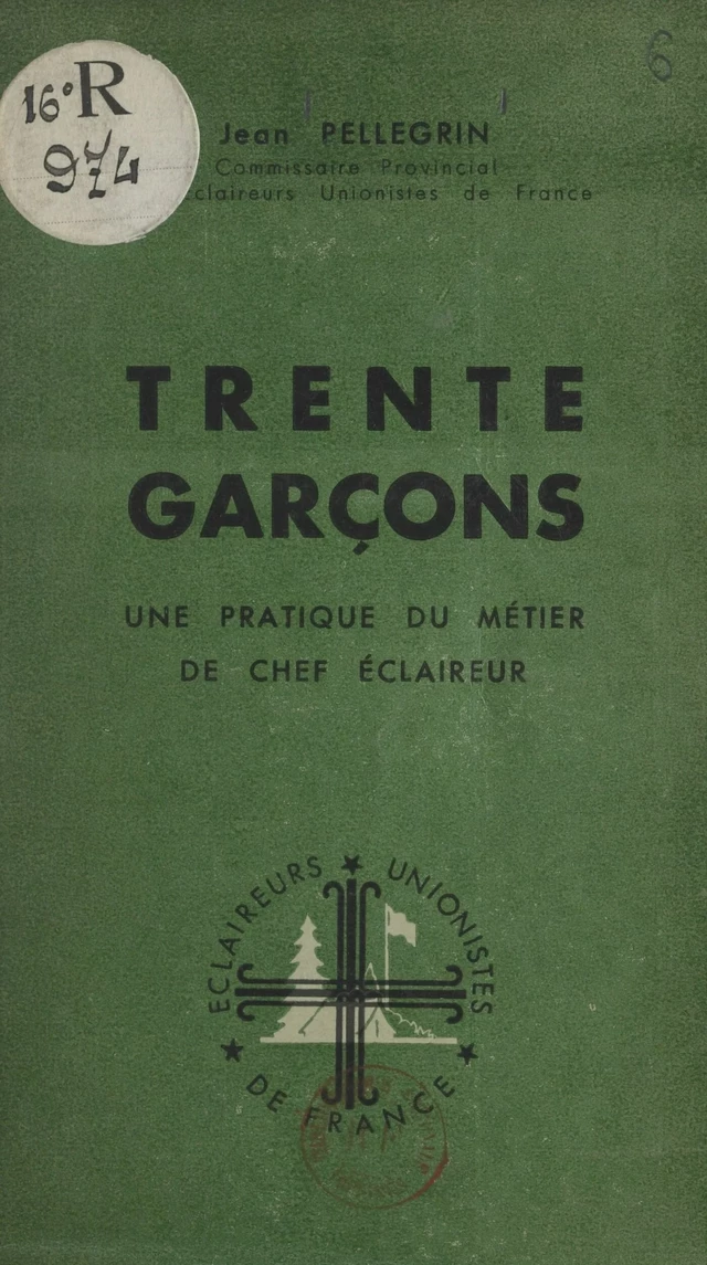 Trente garçons - Jean Pellegrin - FeniXX réédition numérique