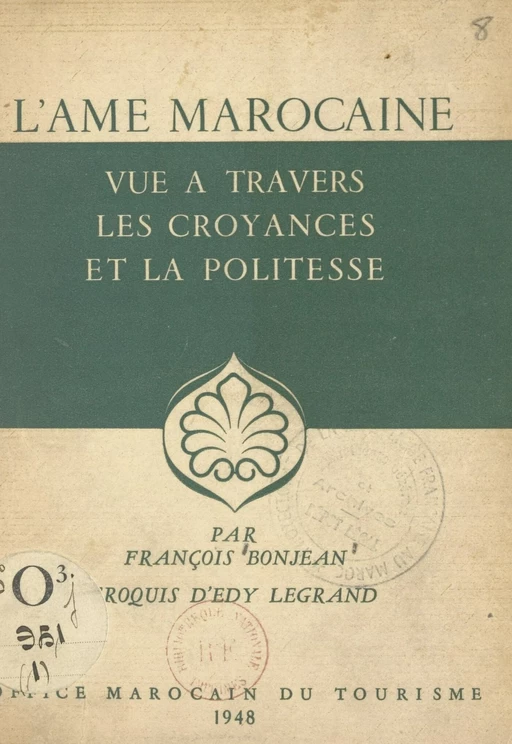 L'âme marocaine - François Bonjean - FeniXX réédition numérique