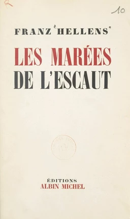 Les marées de l'Escaut