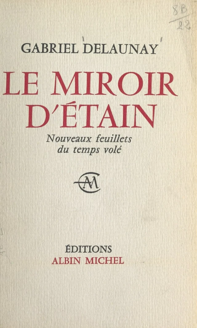 Le miroir d'étain - Gabriel Delaunay - FeniXX réédition numérique