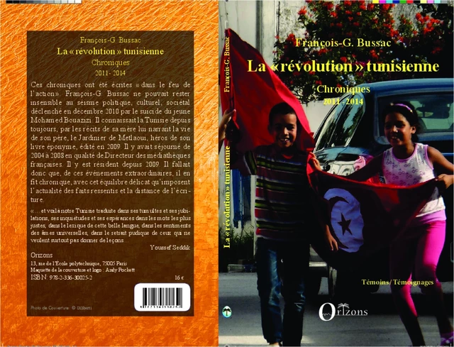 La "Révolution" tunisienne - F.G Bussac - Editions Orizons