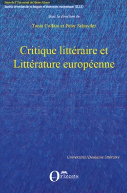 Critique littéraire et Littérature européenne