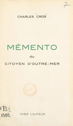 Mémento du citoyen d'outre-mer