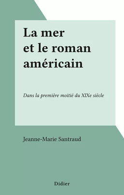 La mer et le roman américain