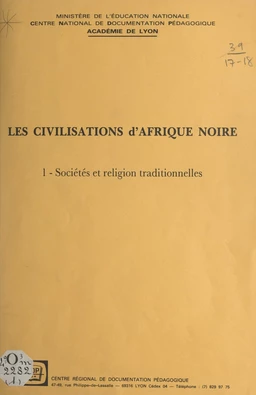 Les civilisations d'Afrique Noire (1)