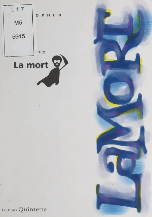 La mort - Vincent Cordonnier - FeniXX réédition numérique