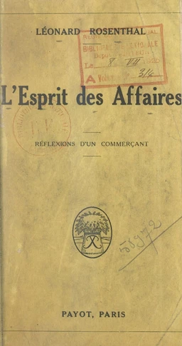 L'esprit des affaires