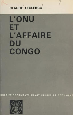 L'ONU et l'affaire du Congo