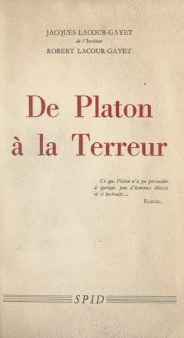 De Platon à la Terreur