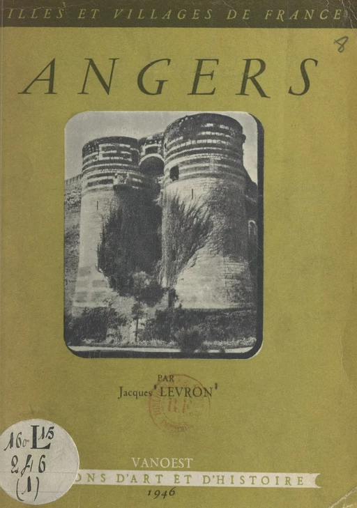 Angers - Jacques Levron - FeniXX réédition numérique