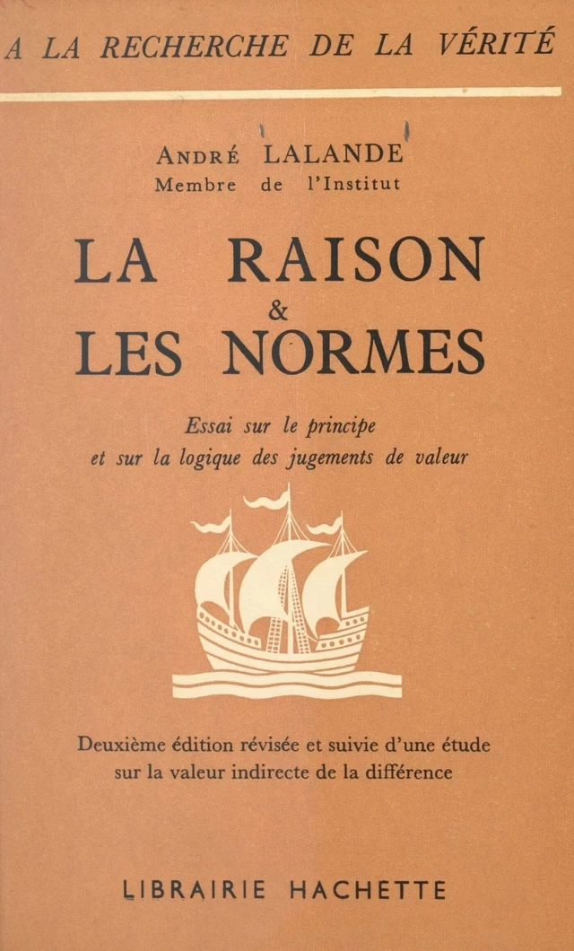 La raison et les normes - André Lalande - FeniXX réédition numérique