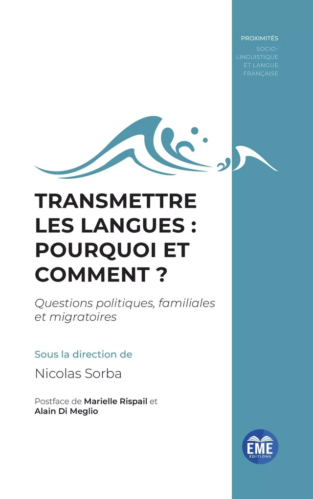 Transmettre les langues : pourquoi et comment ? - Nicolas Sorba - EME Editions