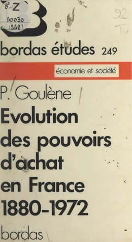 Évolution des pouvoirs d'achat en France