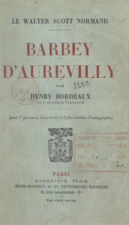 Barbey d'Aurevilly, le Walter Scott normand