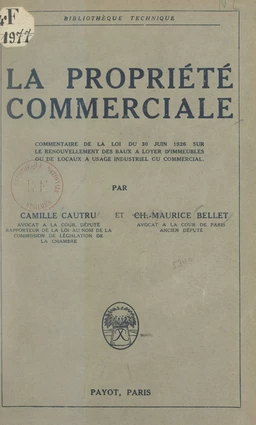 La propriété commerciale