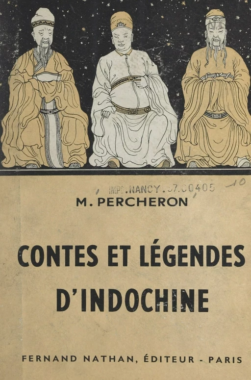 Contes et légendes d'Indochine - Maurice Percheron - FeniXX réédition numérique