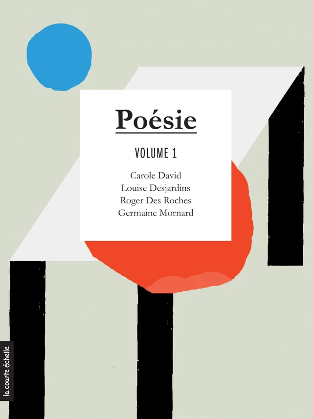 Poésie, volume 1 - Carole David, Louise Desjardins, Roger des Roches, Germaine Mornard - La courte échelle