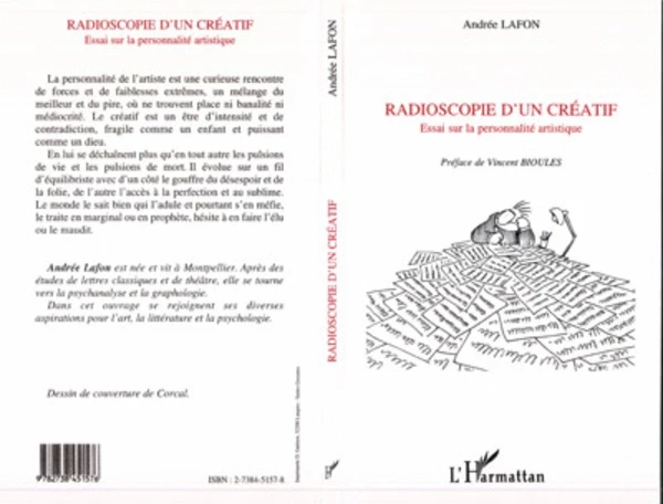 RADIOSCOPIE D'UN CREATIF - Andrée Lafon - Editions L'Harmattan