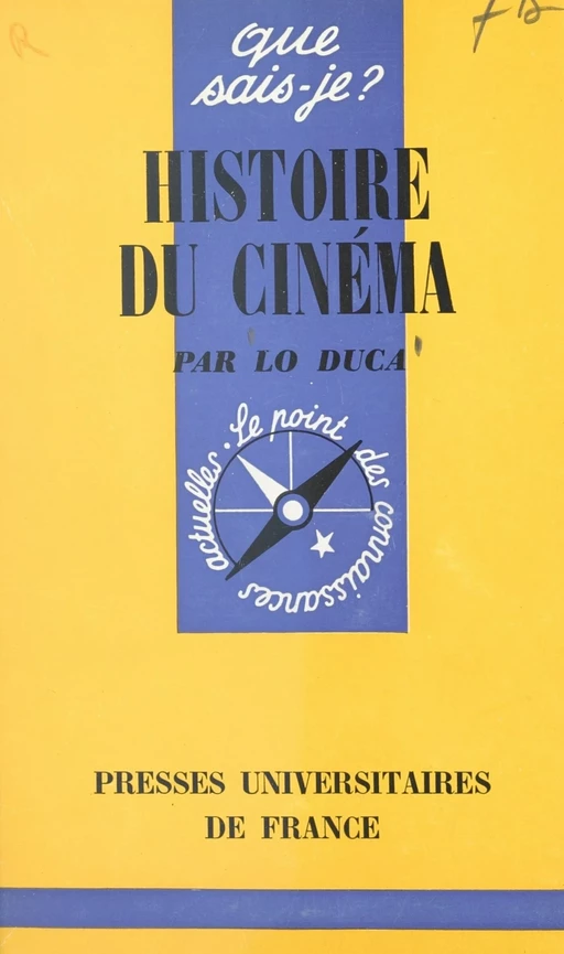 Histoire du cinéma - Lo Duca - FeniXX réédition numérique