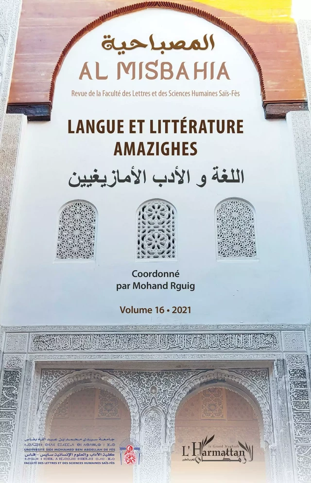 Langue et littérature amazighes -  - Editions L'Harmattan