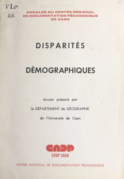 Disparités démographiques