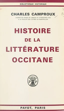 Histoire de la littérature occitane