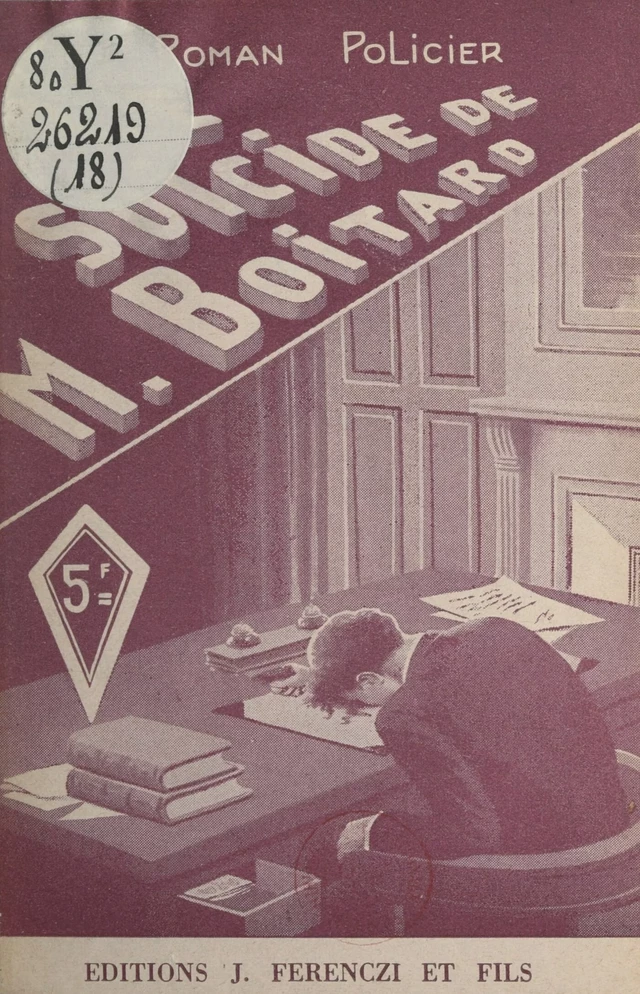 Le suicide de M. Boitard - Claude Ascain - FeniXX réédition numérique