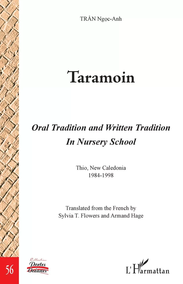 Taramoin -  Tran Ngoc-Anh - Editions L'Harmattan