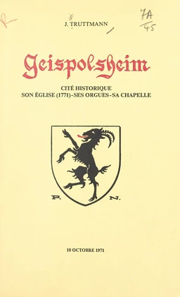 Geispolsheim, cité historique