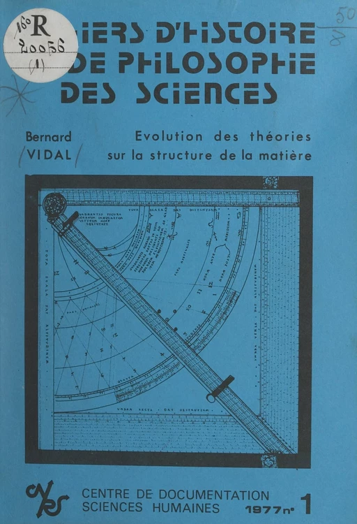 Évolution des théories sur la structure de la matière - Bernard Vidal - FeniXX réédition numérique