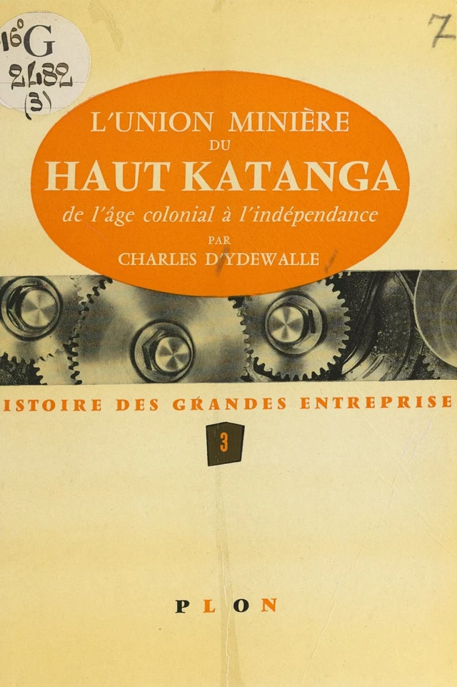 L'Union minière du Haut Katanga - Charles d'Ydewalle - FeniXX réédition numérique